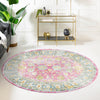 Arcadia Rugs Collection Area Rug -  Shangri-La Round Pink  lifestyle 79