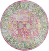 Arcadia Rugs Collection Area Rug -  Shangri-La Round Pink  lifestyle 52
