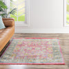 Arcadia Rugs Collection Area Rug -  Shangri-La Square Pink  lifestyle 85