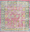 Arcadia Rugs Collection Area Rug -  Shangri-La Square Pink  lifestyle 16