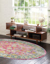 Arcadia Rugs Collection Area Rug -  Shangri-La Oval Pink  lifestyle 27