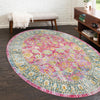 Arcadia Rugs Collection Area Rug -  Shangri-La Oval Pink  lifestyle 81