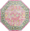 Arcadia Rugs Collection Area Rug -  Shangri-La Octagon Pink  lifestyle 18
