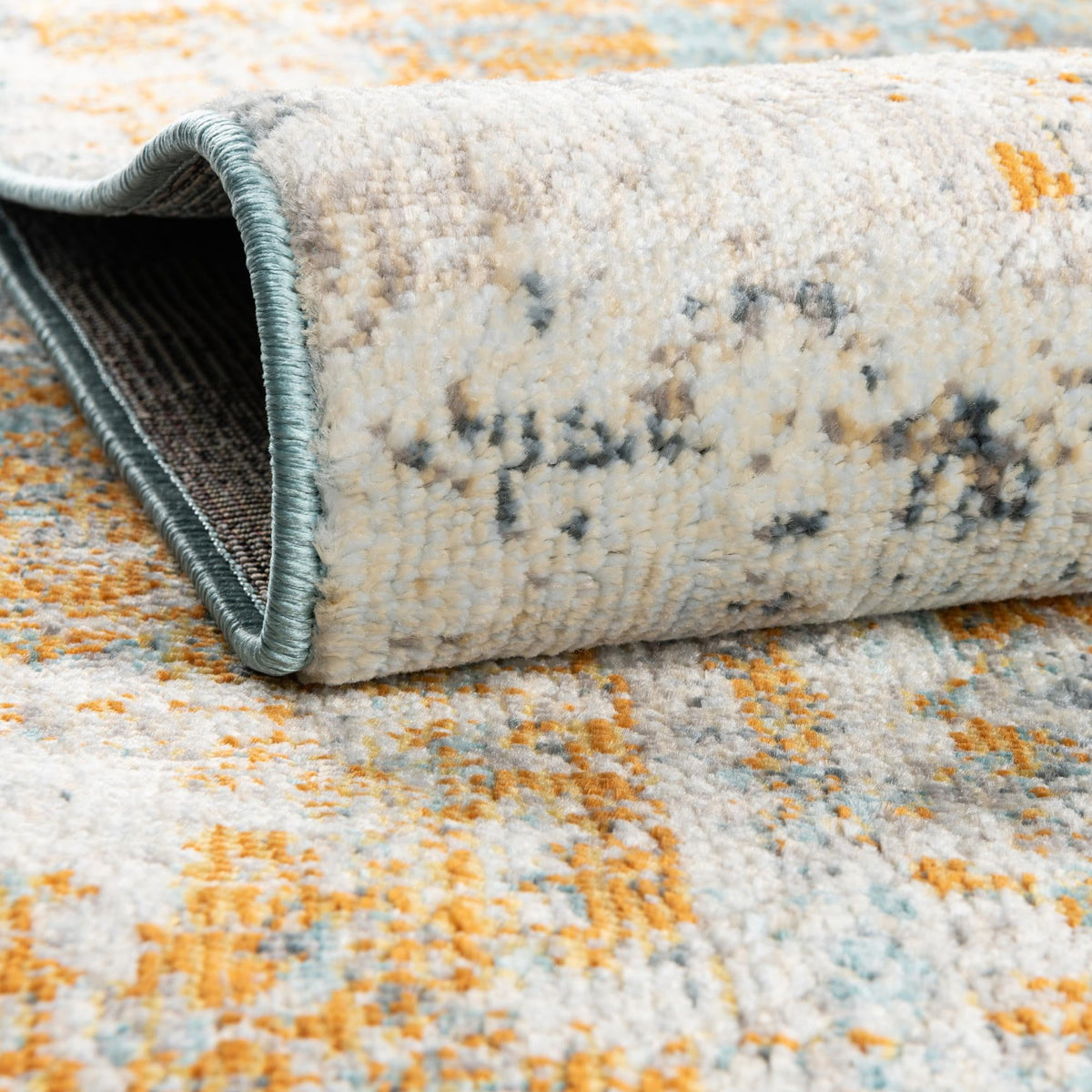 Arcadia Rugs Collection Area Rug -  Nirvana Rectangle Cream Blue  lifestyle 6