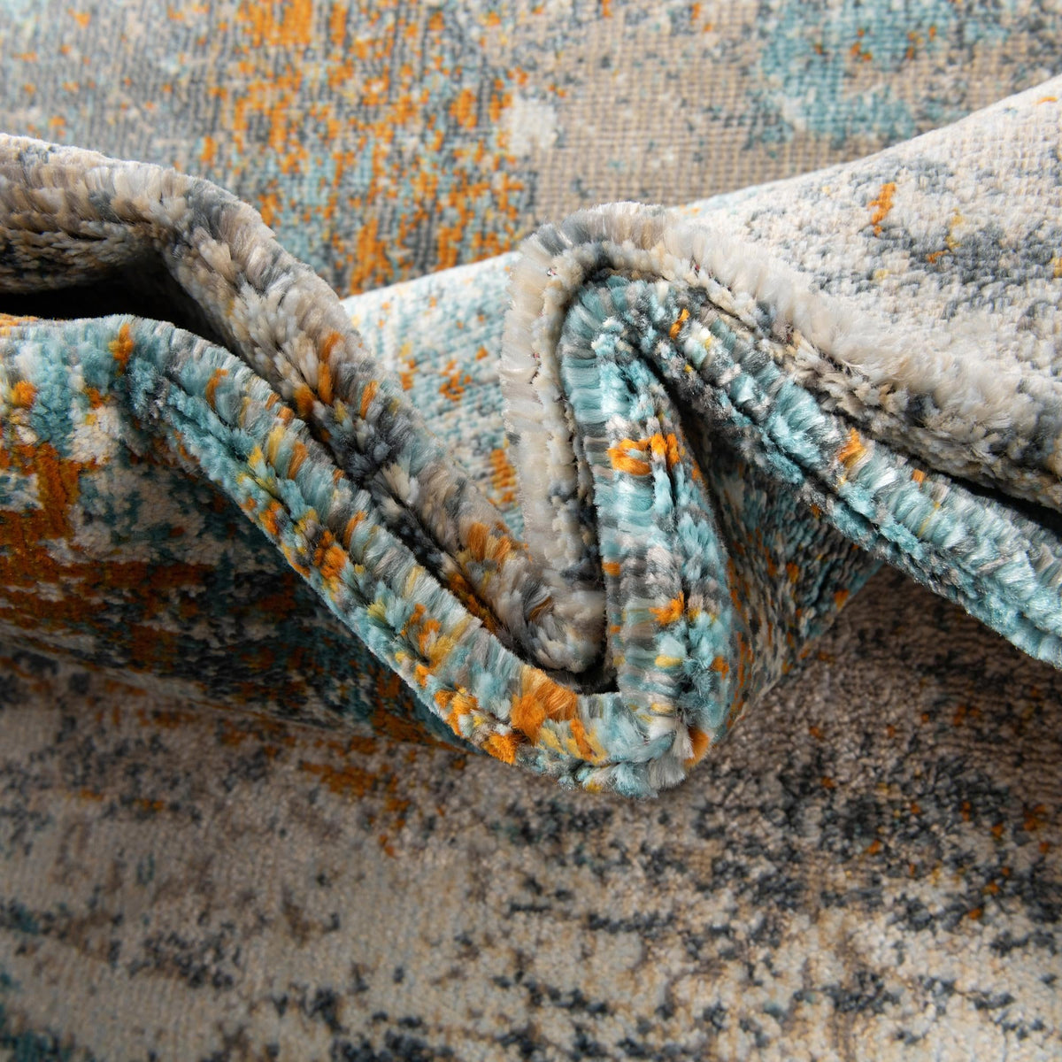 Arcadia Rugs Collection Area Rug -  Nirvana Rectangle Cream Blue  lifestyle 8