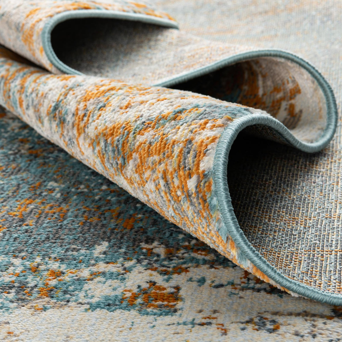 Arcadia Rugs Collection Area Rug -  Nirvana Rectangle Cream Blue  lifestyle 13