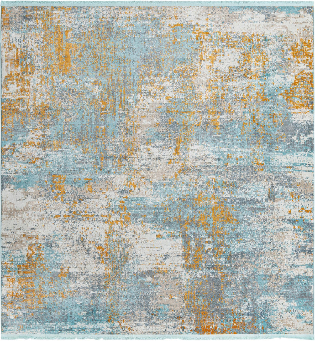 Arcadia Rugs Collection Area Rug -  Nirvana Square Cream Blue  lifestyle 16