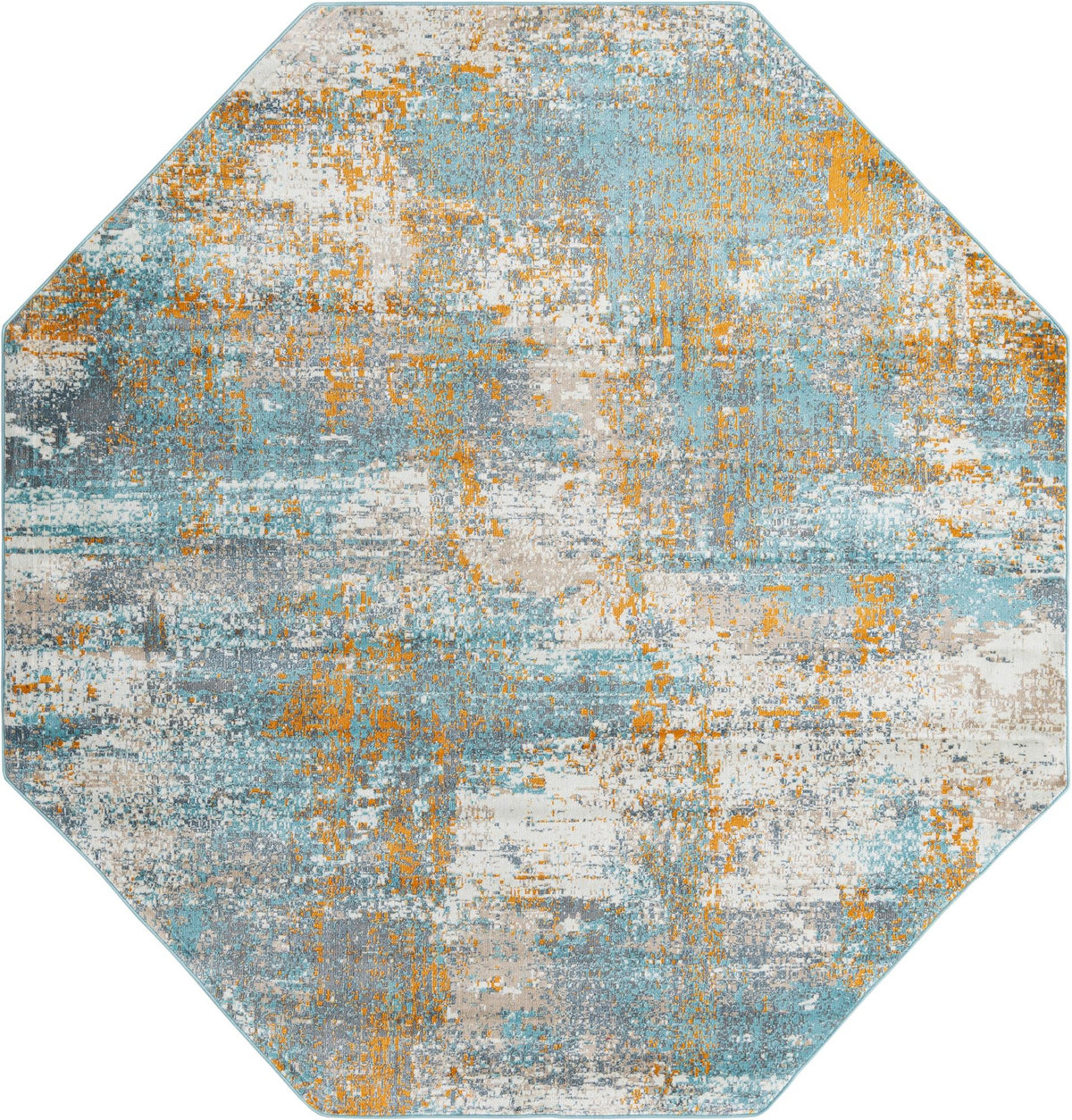 Arcadia Rugs Collection Area Rug -  Nirvana Octagon Cream Blue  lifestyle 18
