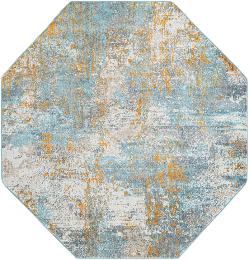 Arcadia Rugs Collection Area Rug -  Nirvana Octagon Cream Blue  lifestyle 20