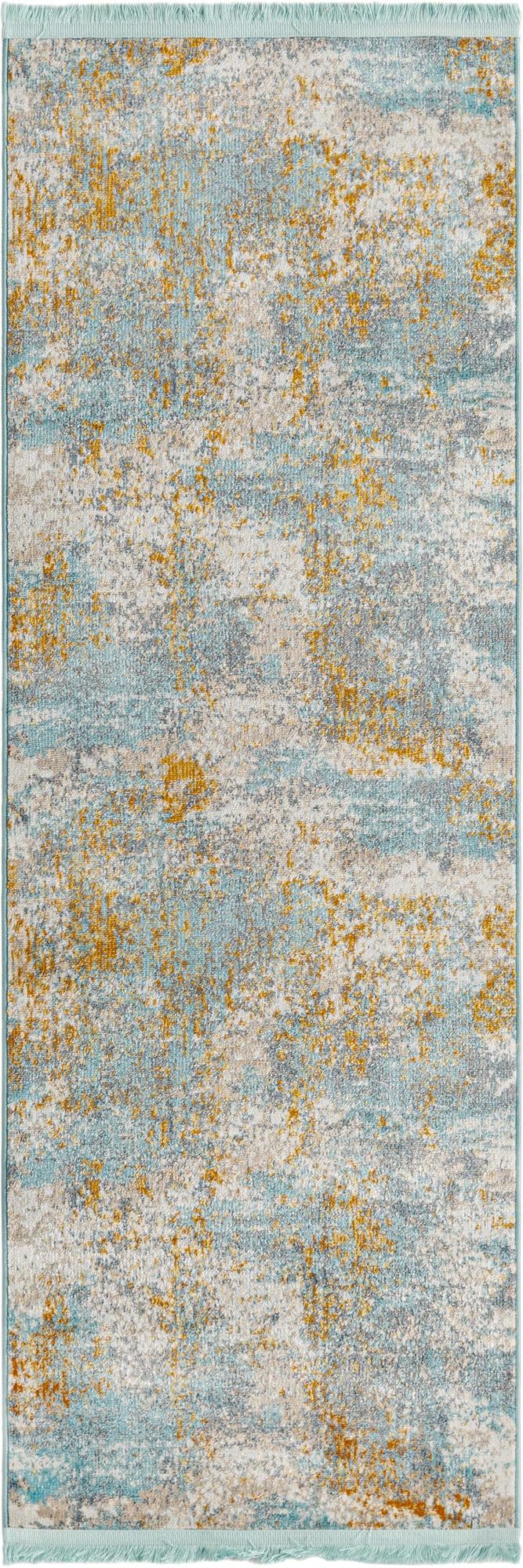 Arcadia Rugs Collection Area Rug -  Nirvana Runner Cream Blue  lifestyle 19