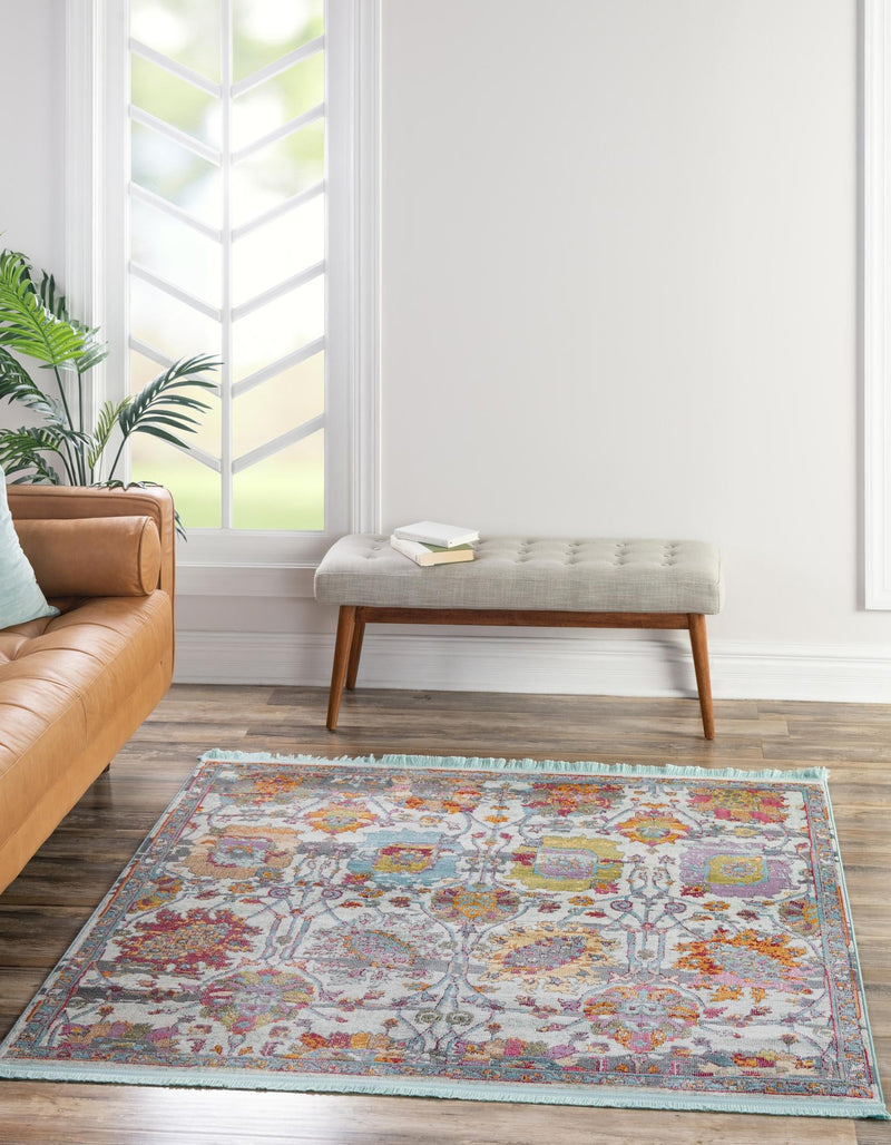 Arcadia Rugs Collection Area Rug -  Elysium Square Multi  lifestyle 25