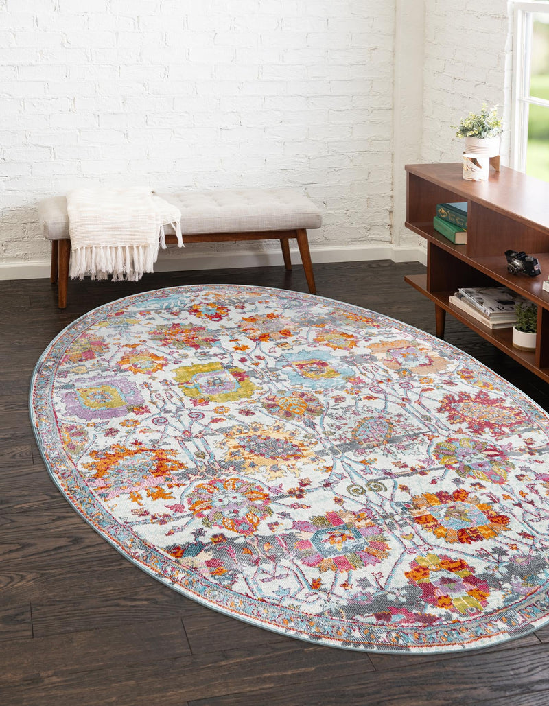 Arcadia Rugs Collection Area Rug -  Elysium Oval Multi  lifestyle 26