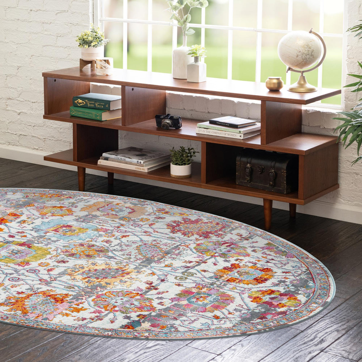 Arcadia Rugs Collection Area Rug -  Elysium Oval Multi  lifestyle 89