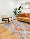 Arcadia Rugs Collection Area Rug -  Xanadu Rectangle Salmon  lifestyle 4