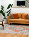 Arcadia Rugs Collection Area Rug -  Xanadu Rectangle Salmon  lifestyle 5