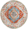 Arcadia Rugs Collection Area Rug -  Xanadu Round Salmon  lifestyle 18