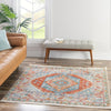Arcadia Rugs Collection Area Rug -  Xanadu Square Salmon  lifestyle 86