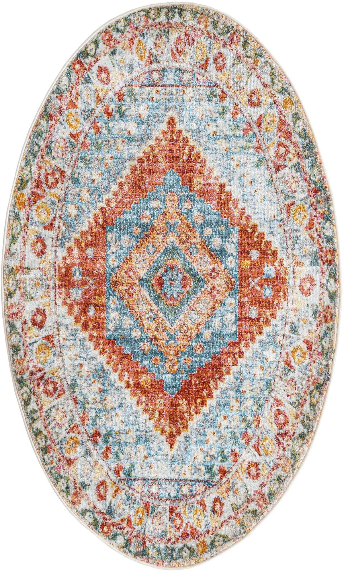 Arcadia Rugs Collection Area Rug -  Xanadu Oval Salmon  lifestyle 20