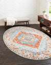 Arcadia Rugs Collection Area Rug -  Xanadu Oval Salmon  lifestyle 25