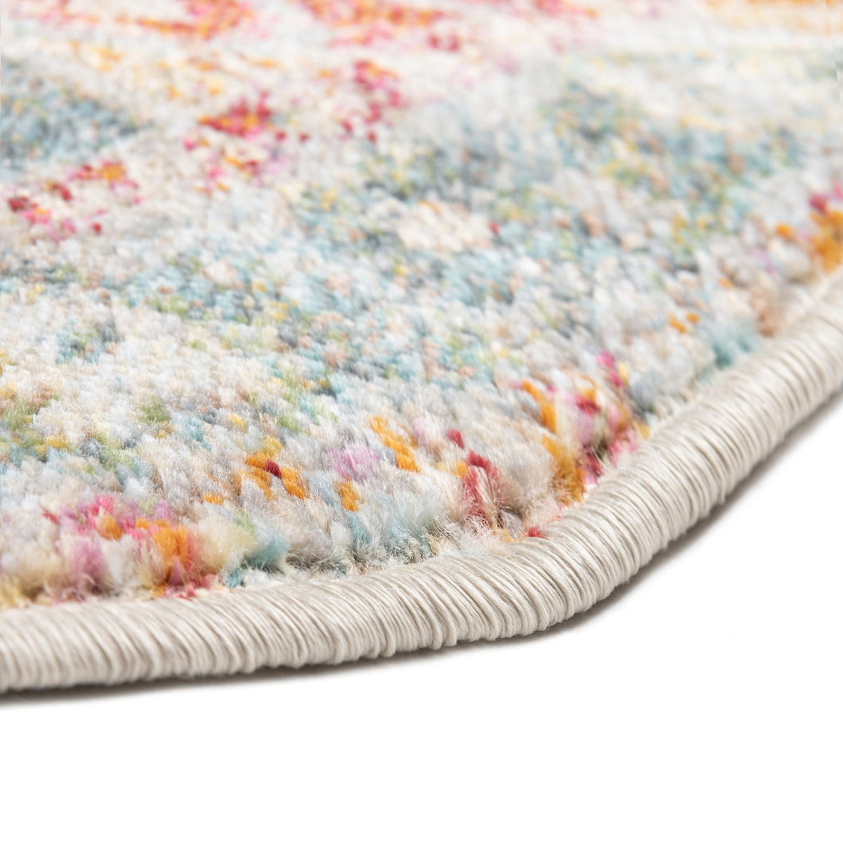 Arcadia Rugs Collection Area Rug -  Xanadu Octagon Salmon  lifestyle 48