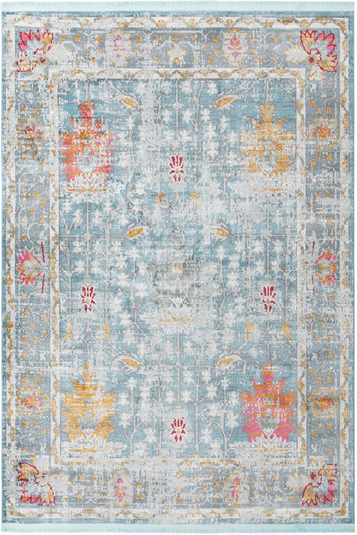 Arcadia Rugs Collection Area Rug -  Olympus Rectangle Blue Main