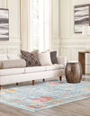 Arcadia Rugs Collection Area Rug -  Olympus Rectangle Blue  lifestyle 5