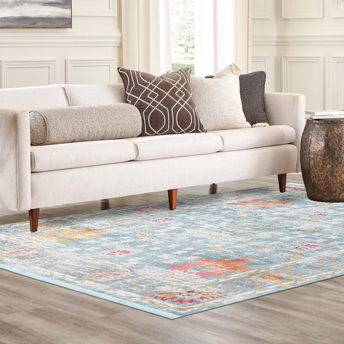 Arcadia Rugs Collection Area Rug -  Olympus Rectangle Blue  lifestyle 30