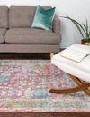 Arcadia Rugs Collection Area Rug -  Olympus Rectangle Pink  lifestyle 4