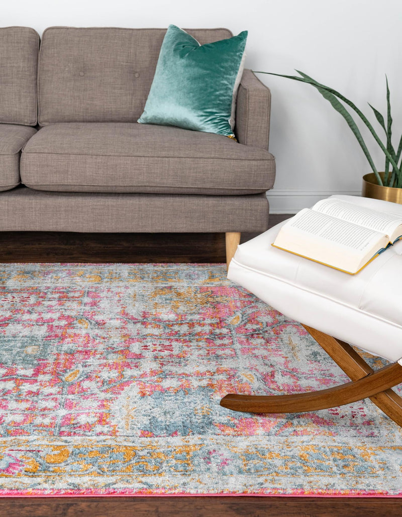 Arcadia Rugs Collection Area Rug -  Olympus Rectangle Pink  lifestyle 4