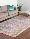 Arcadia Rugs Collection Area Rug -  Olympus Rectangle Pink  lifestyle 7
