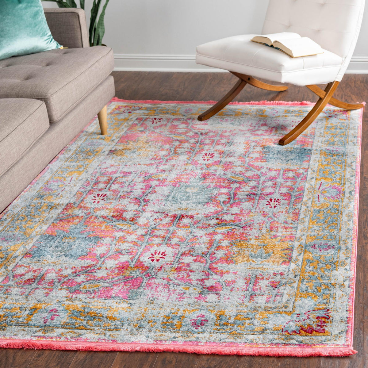 Arcadia Rugs Collection Area Rug -  Olympus Rectangle Pink  lifestyle 31