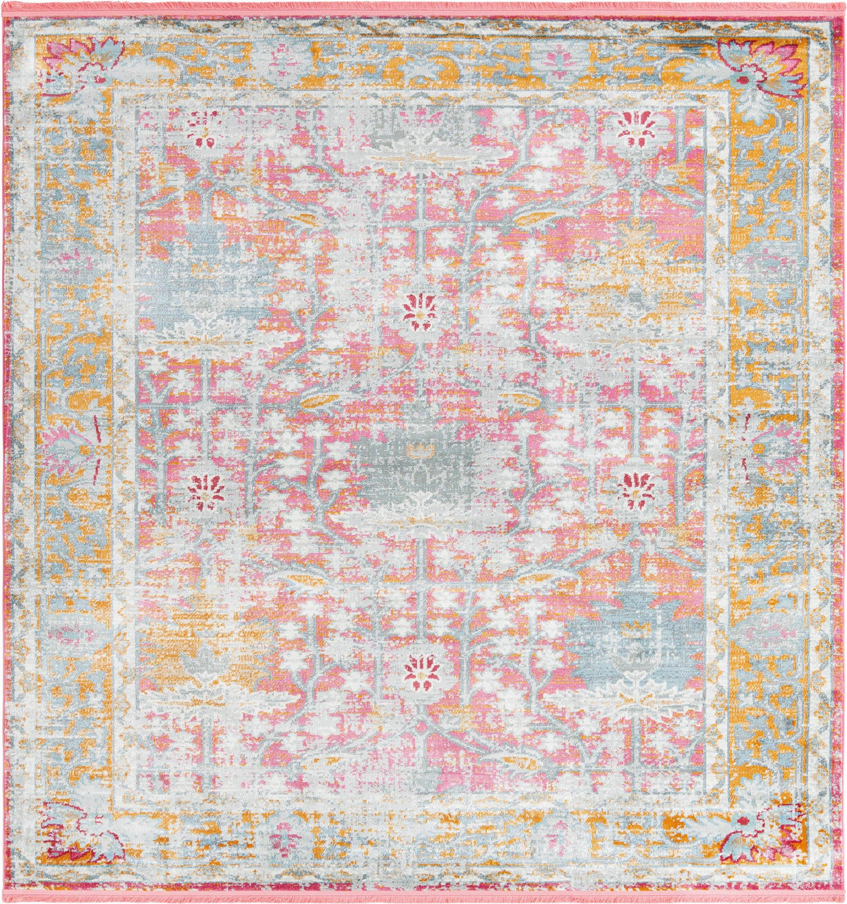 Arcadia Rugs Collection Area Rug -  Olympus Square Pink  lifestyle 86