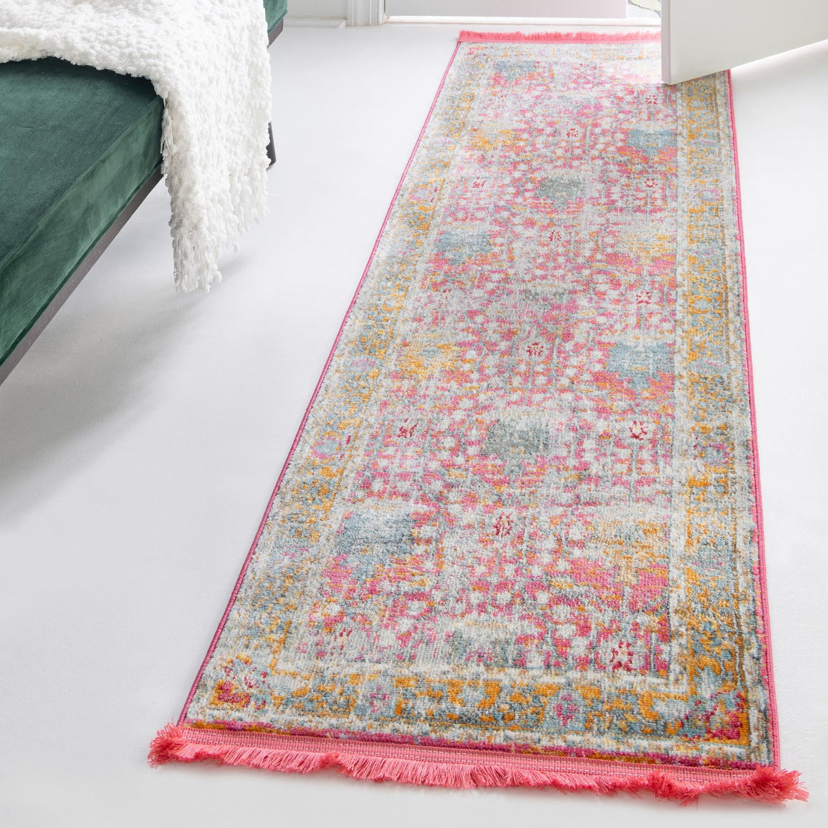 Arcadia Rugs Collection Area Rug -  Olympus Runner Pink  lifestyle 129