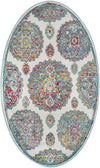 Arcadia Rugs Collection Area Rug -  Atlantis (Cream) Oval Cream  lifestyle 22
