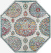 Arcadia Rugs Collection Area Rug -  Atlantis (Cream) Octagon Cream  lifestyle 23