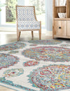 Arcadia Rugs Collection Area Rug -  Atlantis (Cream) Octagon Cream  lifestyle 33