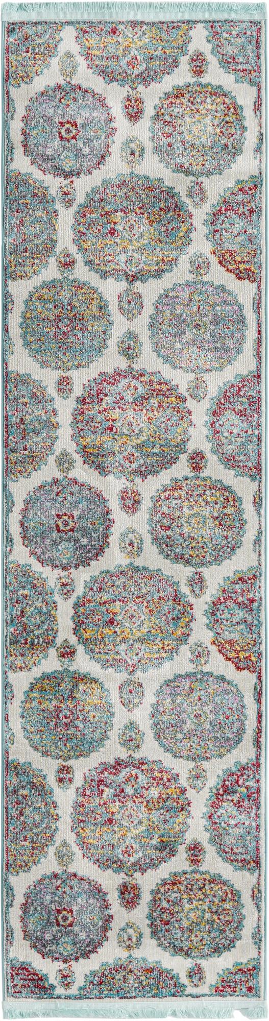 Arcadia Rugs Collection Area Rug -  Atlantis (Cream) Runner Cream  lifestyle 45