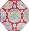 Arcadia Rugs Collection Area Rug -  Atlantis (Red) Octagon Red  lifestyle 23