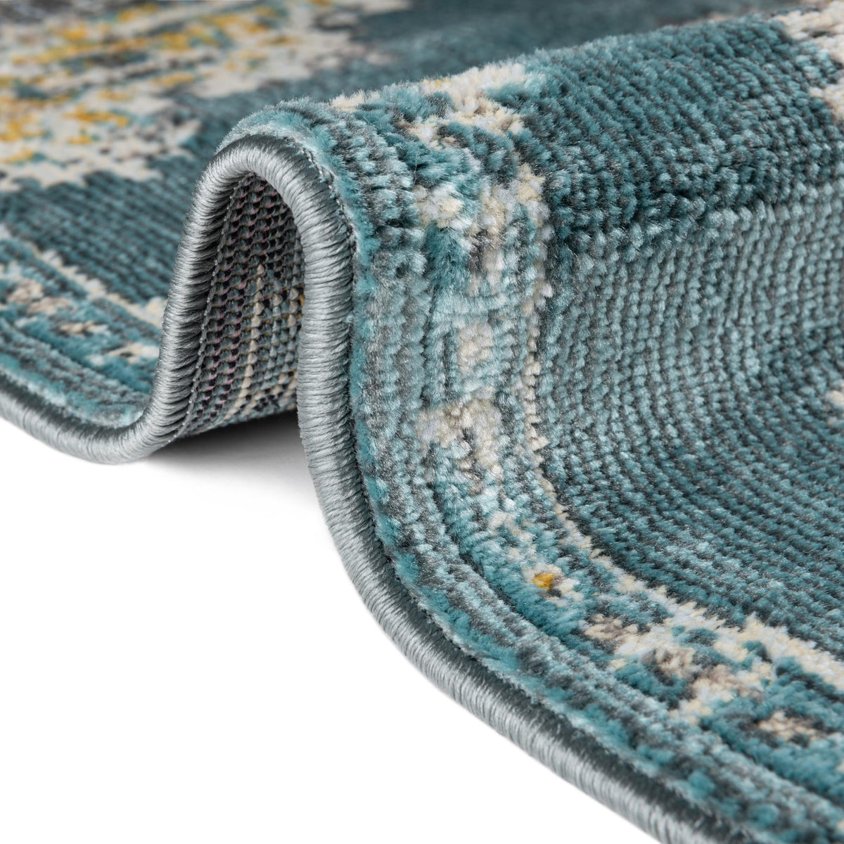 Arcadia Rugs Collection Area Rug -  Atlantis (Gray and Blue) Rectangle Gray and Blue  lifestyle 9