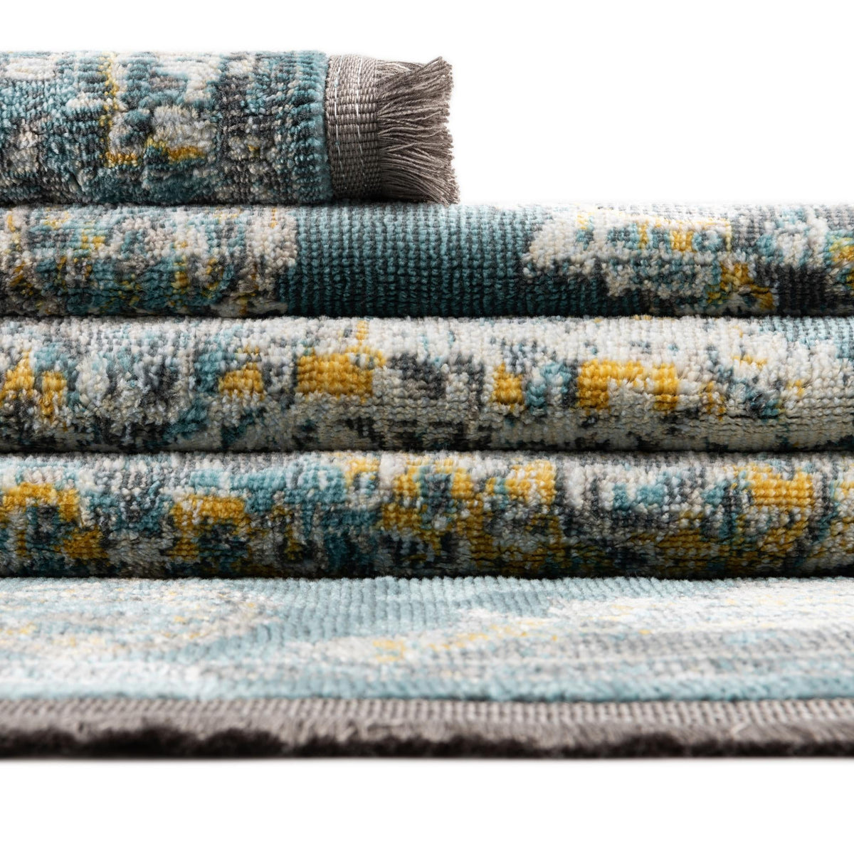 Arcadia Rugs Collection Area Rug -  Atlantis (Gray and Blue) Rectangle Gray and Blue  lifestyle 13