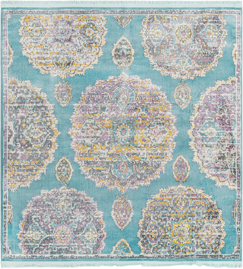 Arcadia Rugs Collection Area Rug -  Atlantis (Blue) Square Blue  lifestyle 43