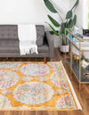 Arcadia Rugs Collection Area Rug -  Atlantis (Orange) Rectangle Orange  lifestyle 2