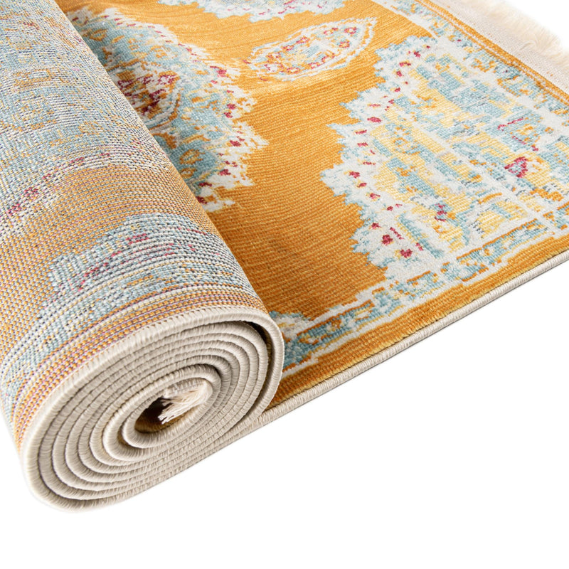 Arcadia Rugs Collection Area Rug -  Atlantis (Orange) Rectangle Orange  lifestyle 12