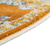 Arcadia Rugs Collection Area Rug -  Atlantis (Orange) Round Orange  lifestyle 41