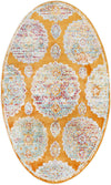 Arcadia Rugs Collection Area Rug -  Atlantis (Orange) Oval Orange  lifestyle 17