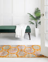 Arcadia Rugs Collection Area Rug -  Atlantis (Orange) Runner Orange  lifestyle 30