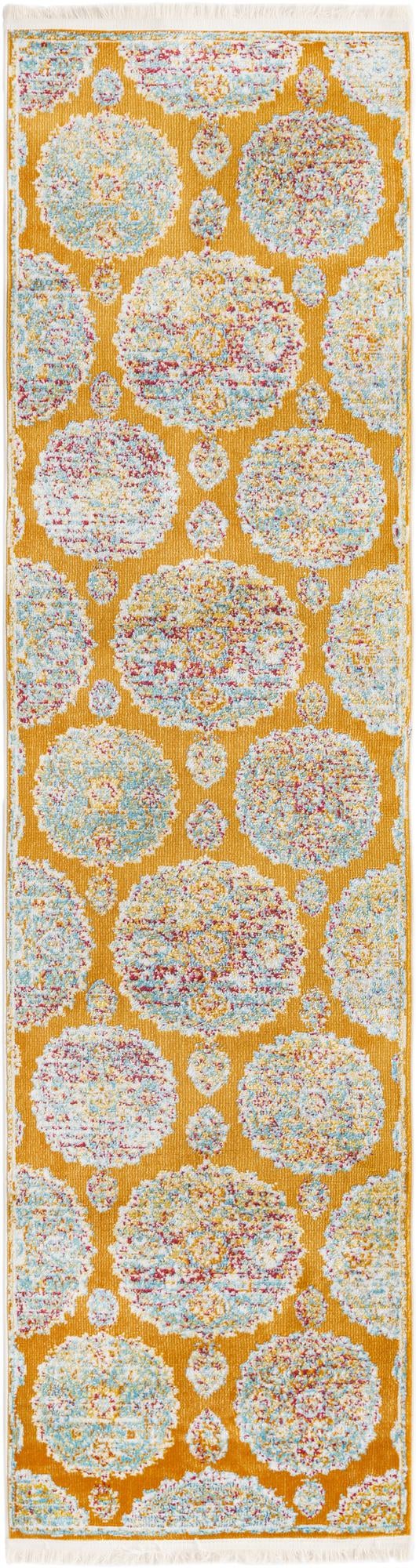 Arcadia Rugs Collection Area Rug -  Atlantis (Orange) Runner Orange  lifestyle 40