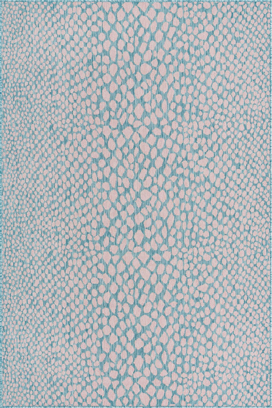 Urban Oasis Rugs Collection Area Rug -  Terrace (Pink and Aqua) Rectangle Pink and Aqua  lifestyle 2