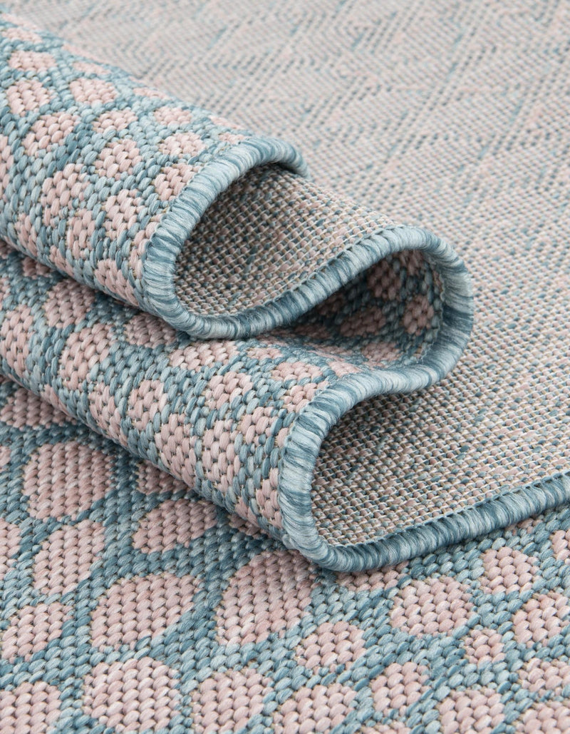 Urban Oasis Rugs Collection Area Rug -  Terrace (Pink and Aqua) Rectangle Pink and Aqua  lifestyle 24