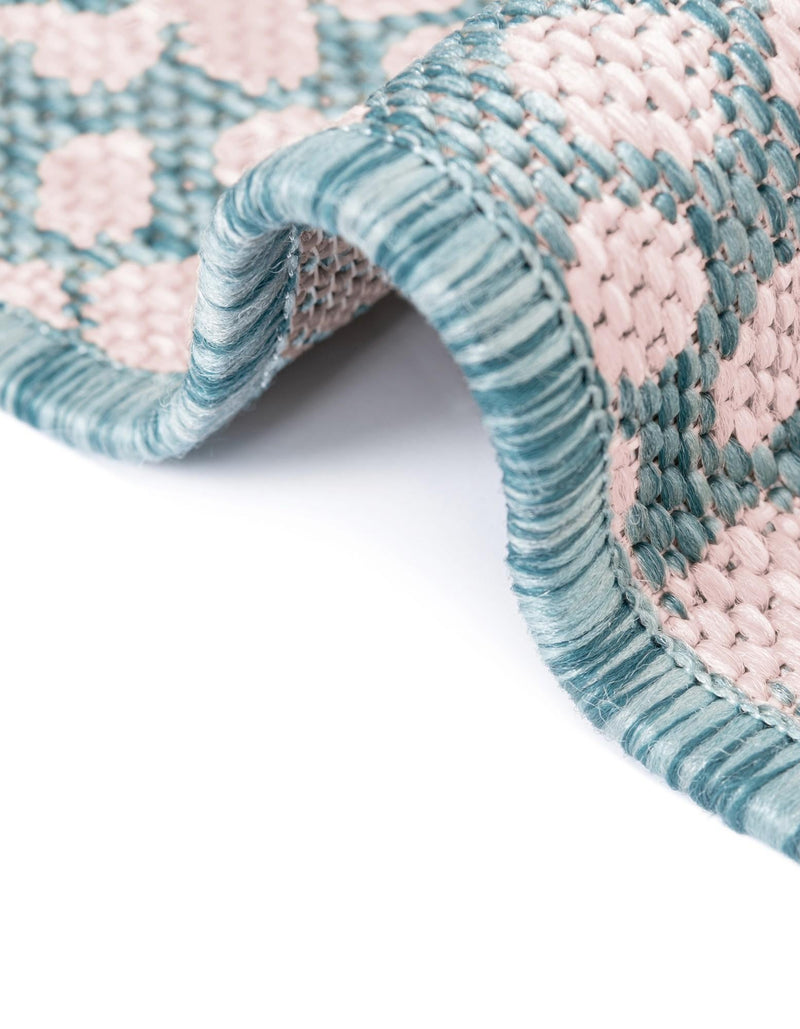 Urban Oasis Rugs Collection Area Rug -  Terrace (Pink and Aqua) Rectangle Pink and Aqua  lifestyle 25